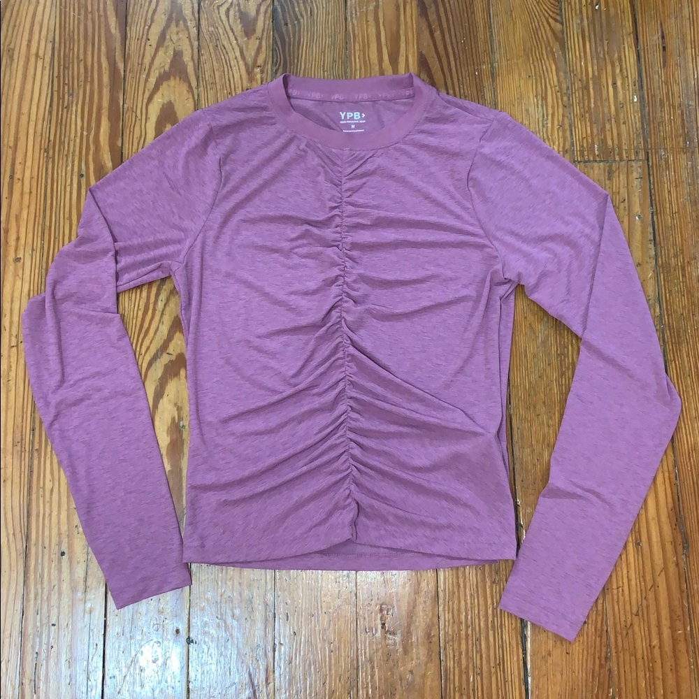 Two Abercrombie YPB Lightweight Ruched Tops - Picture 3 of 4